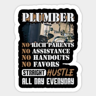 PLUMBER NO RICH... Sticker